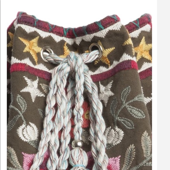 Johnny Was • Embroidered boho backpack - Picture 4 of 8